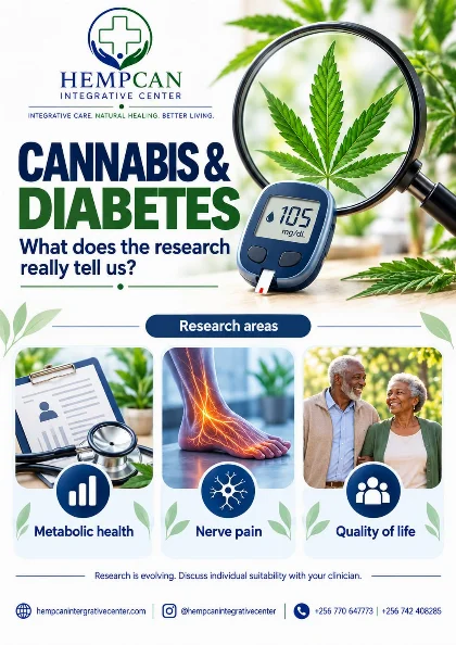 Cannabis and diabetes: research areas — HempCan poster