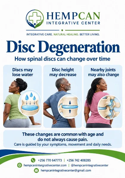 Disc degeneration — HempCan poster