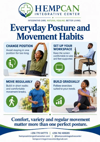 Everyday posture and movement habits — HempCan poster
