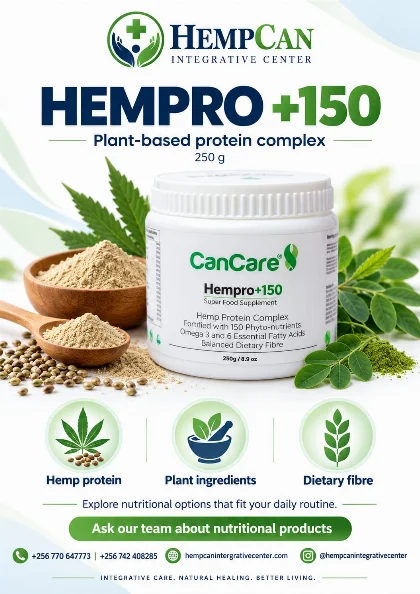 Hempro +150 plant-based protein complex — HempCan poster