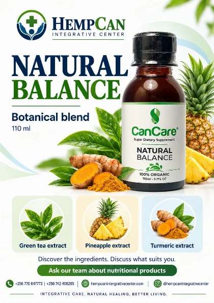 Natural Balance botanical blend — HempCan poster